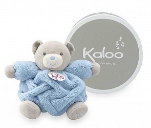 Мягкая игрушка из серии Плюм - Мишка маленький голубой, музыкальный (Kaloo, K962313)